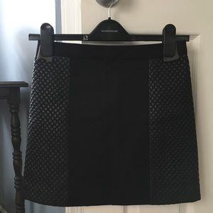 Club Monaco Benella Quilted Panel Skirt